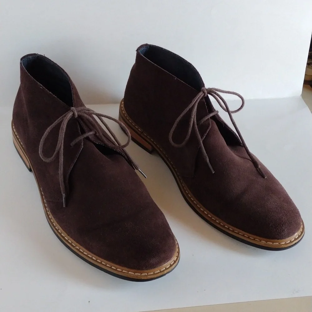 Joseph  Abboud Thomas Men's Brown Suede Chukka Boots 10.5